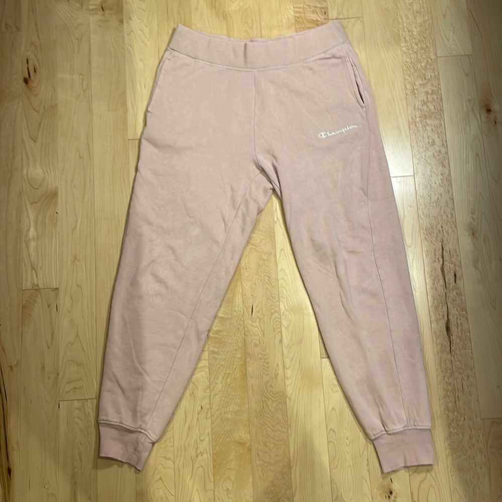 Champion Authentic Athleticware Mens Pink Drawstring Sweatpants Medium